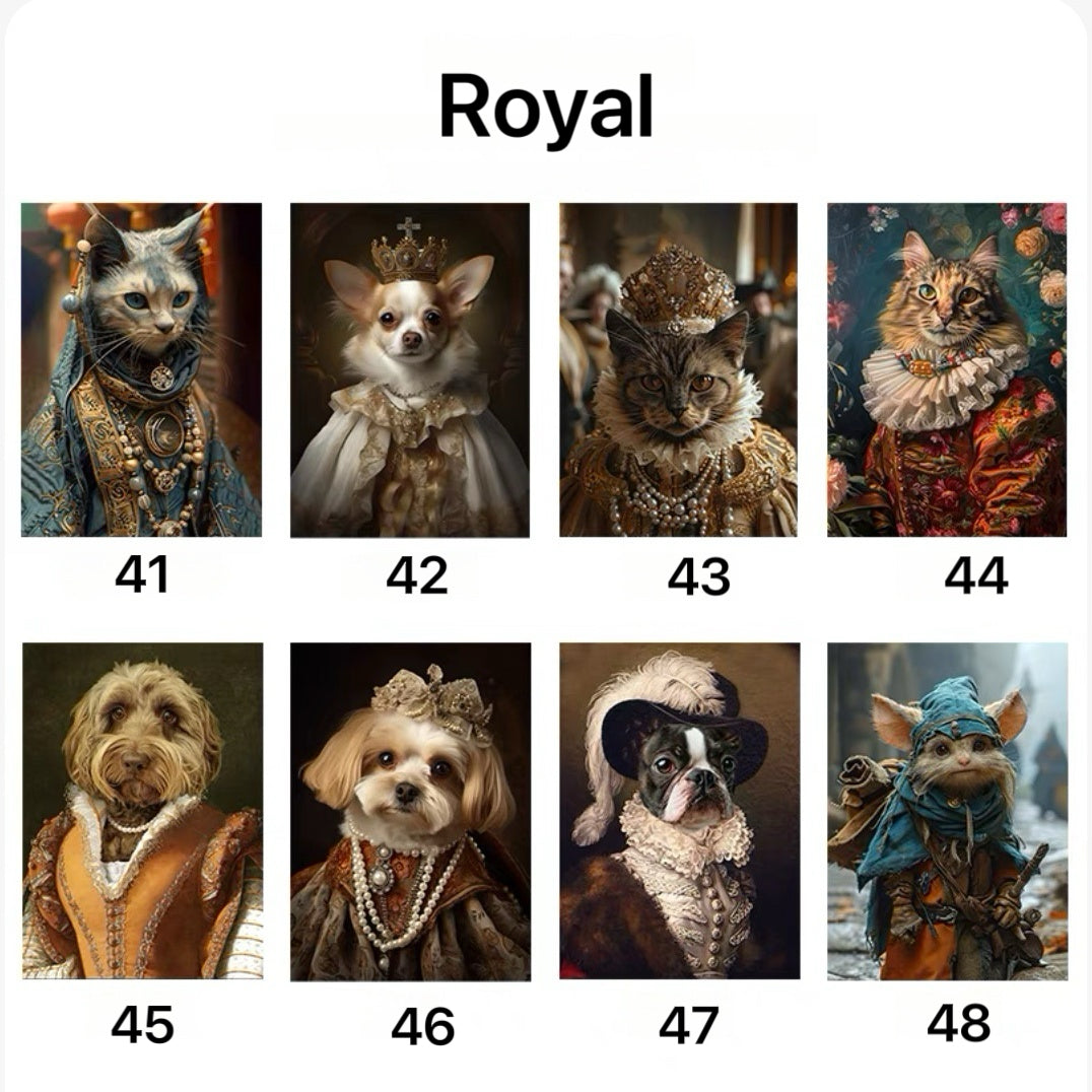 Custom Pet Portrait Canvas