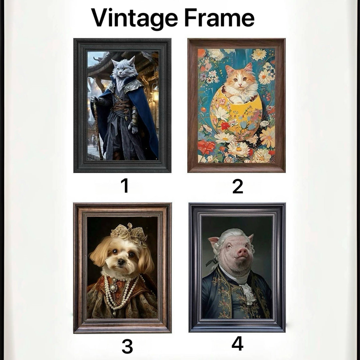 Custom Pet Portrait Canvas