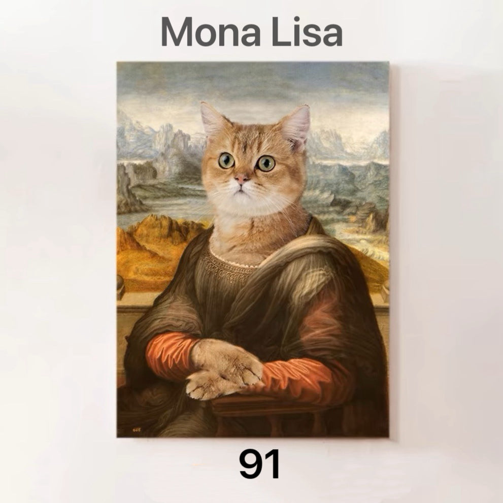 Custom Pet Portrait Canvas