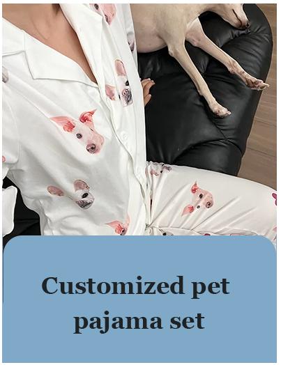 Customized pet  pajama set