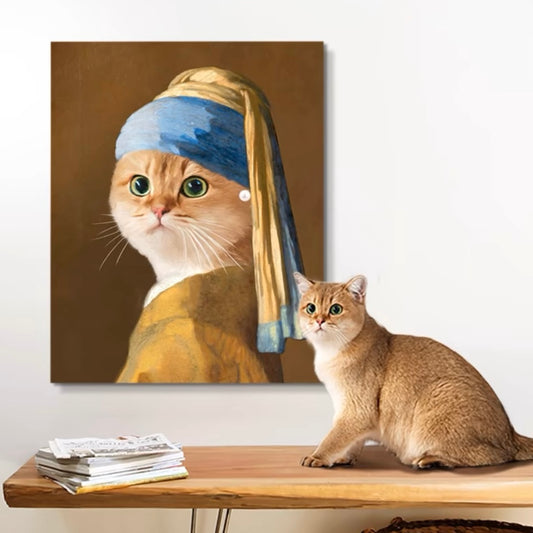 Custom Pet Portrait Canvas