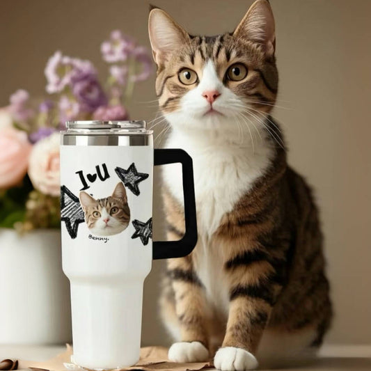 Custom Insulated Pet Portrait Jug