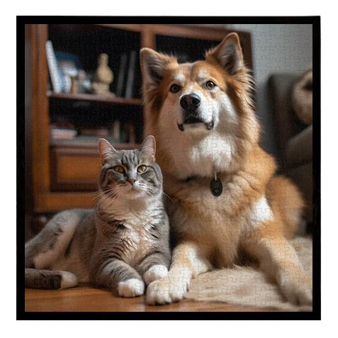Custom Pet Portrait Puzzle