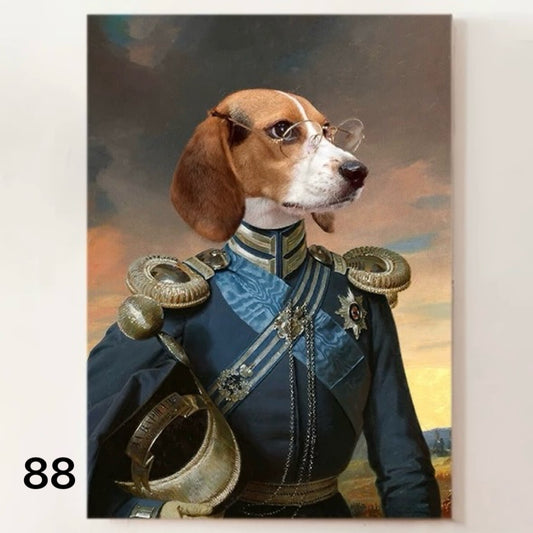 Custom Pet Portrait Canvas